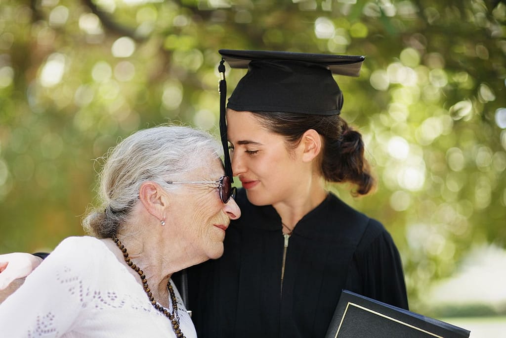 aging-insight-grandmother-with-graduating-granddaughter