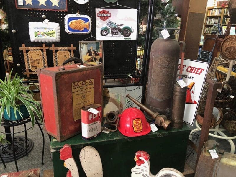 Vintage Fire Extinguisher and Industrial collectibles