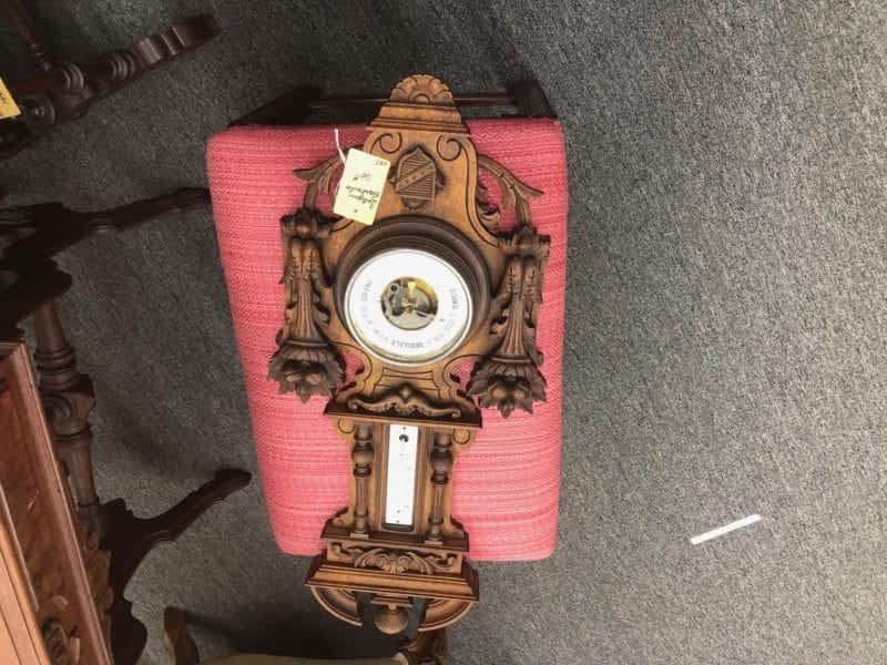 Antique wooden clock