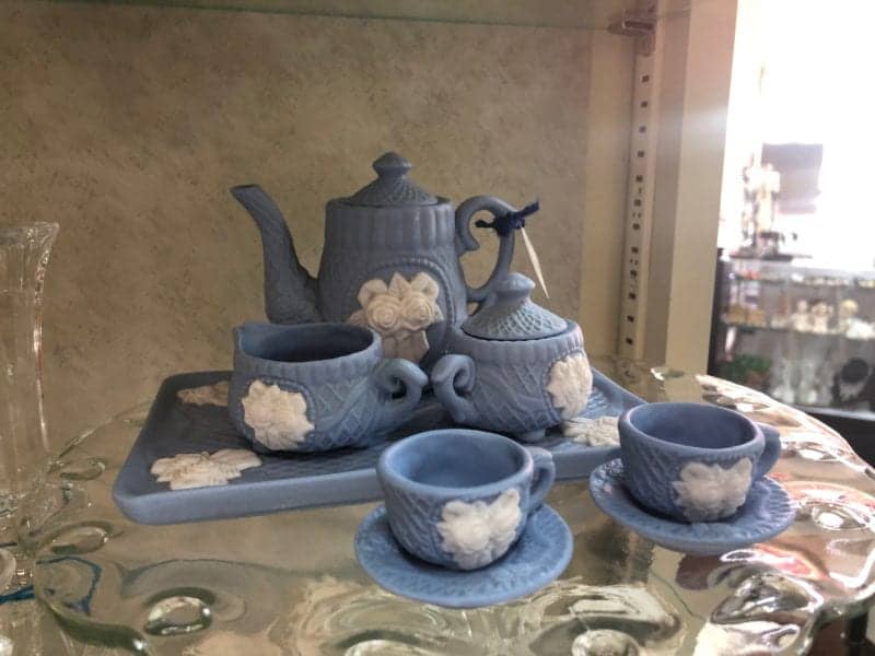 Blue Tea set